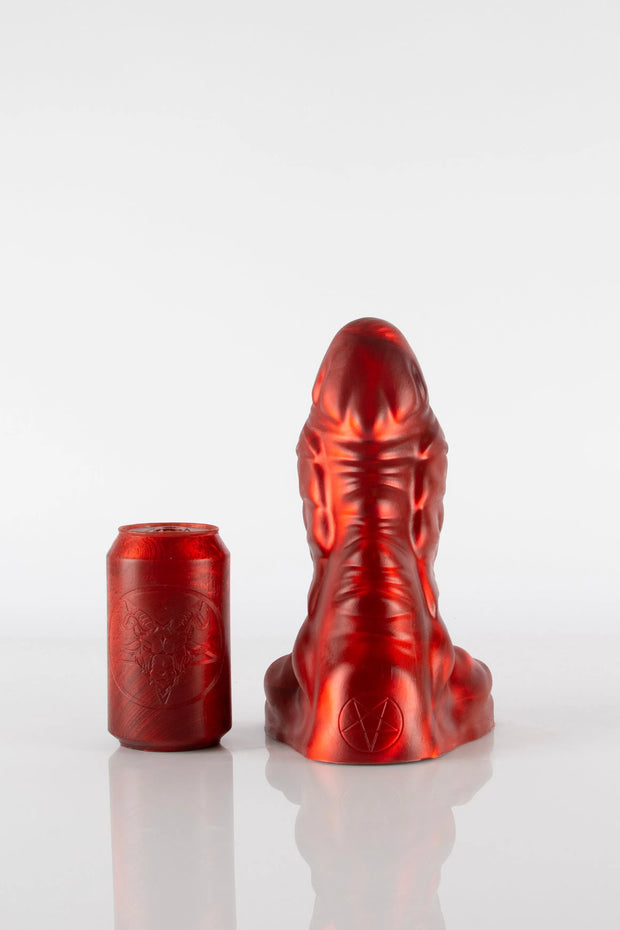 A large red dragon dildo.