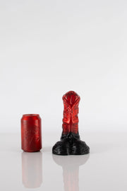 A product photo of a medium sized centaur dildo.