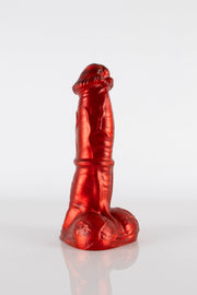 A red Pegasus dildo.