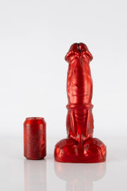 A large red Pegasus Dildo.