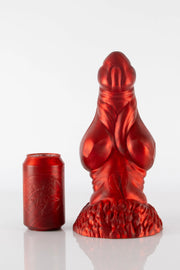 A red XL (extra large) fox dildo.