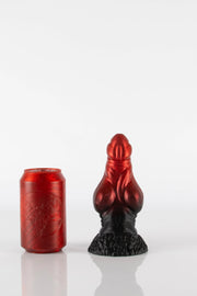 A product photo of a small fox dildo.